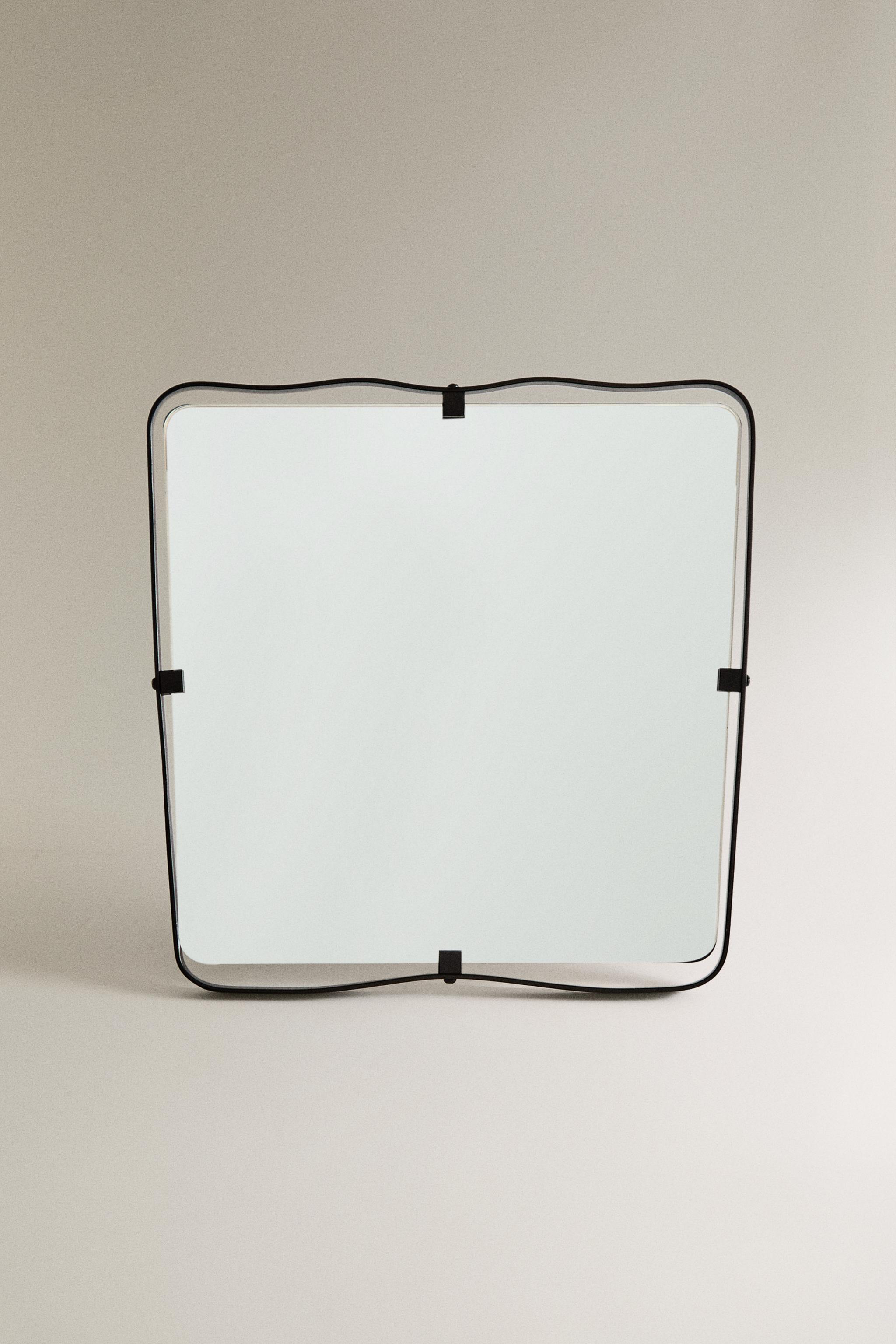 MIROIR DE TABLE MÉTAL